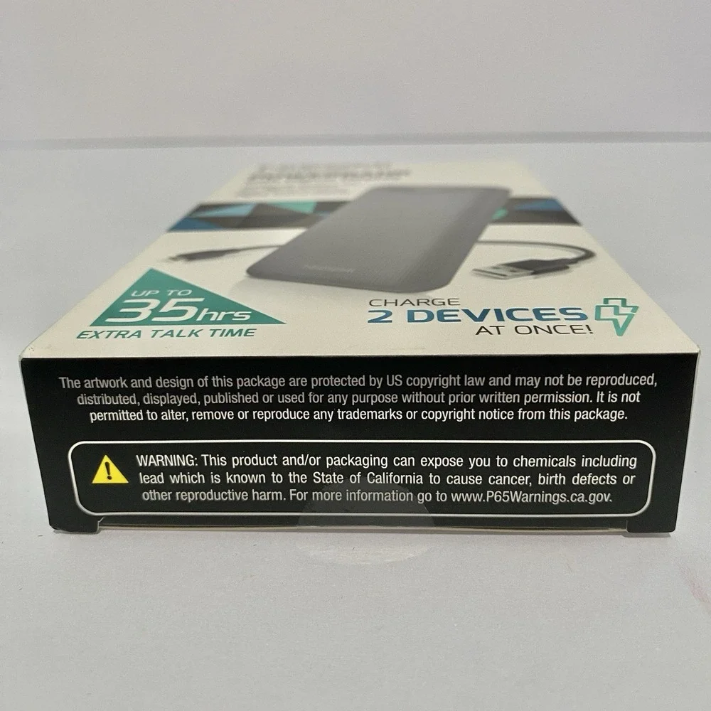 NiZONi 10000mAh Power Bank Portable Charger with Digital Display Dual Output‎